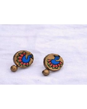 Handpainted Terracotta Jewellery – Ear rings Handpainted Terracotta Jewellery – Ear rings